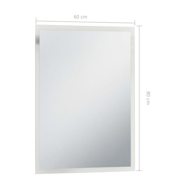 Espelho de parede LED para casa de banho 60x80 cm - Image 7