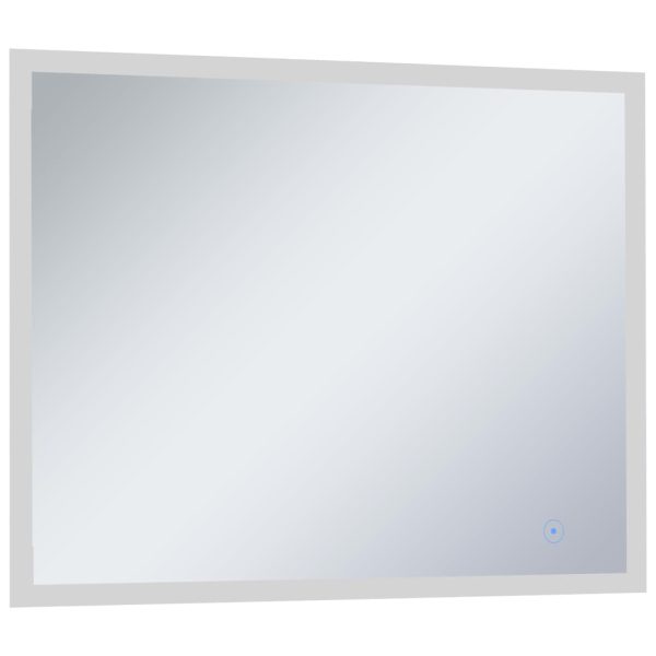 Espelho de parede LED c/ sensor tátil casa de banho 80x60 cm - Image 3