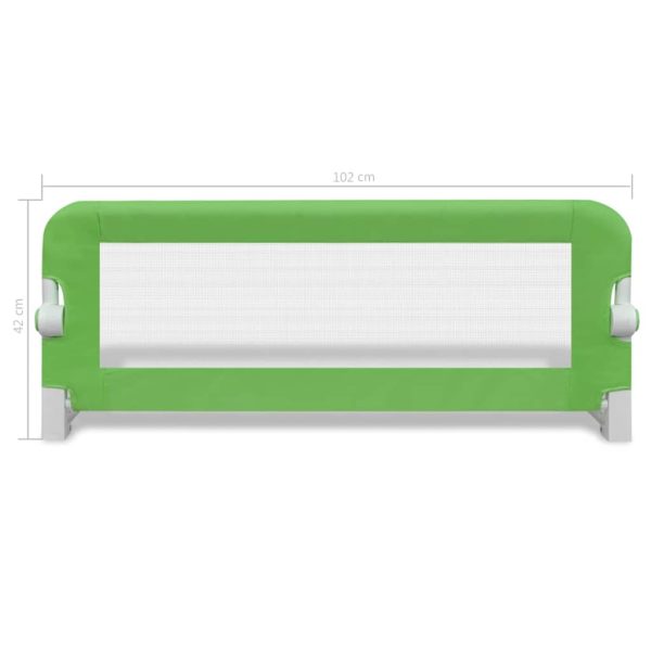 Barra de segurança para cama de criança 2 pcs 102x42 cm verde - Image 7