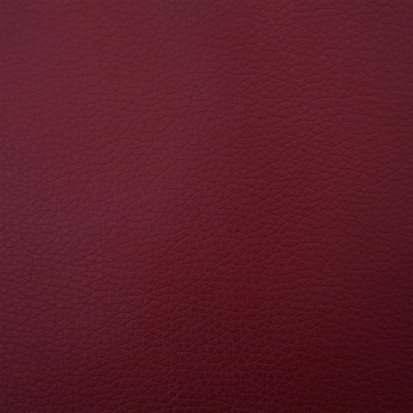 Chaise longue couro artificial vermelho tinto - Image 7