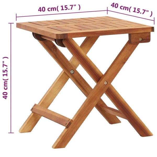 Espreguiçadeira com mesa vime PE e madeira acácia maciça - Image 11