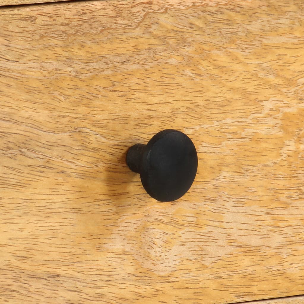 Móvel de TV 110x36x50 cm madeira de mangueira maciça - Image 7