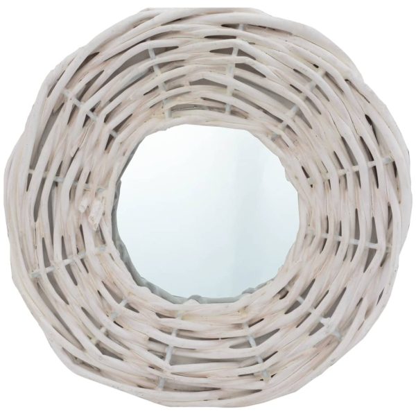 Espelhos 3 pcs 15 cm vime branco - Image 2