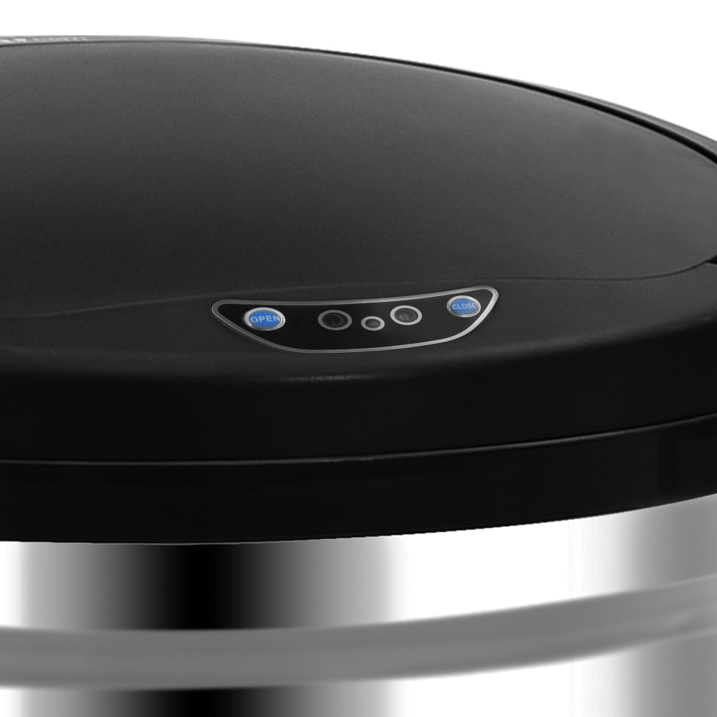 Caixote do lixo com sensor automático 50 L aço inoxidável - Image 6