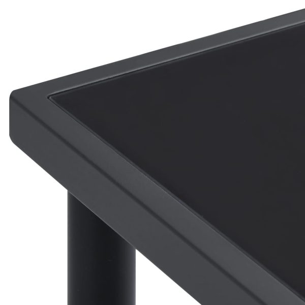 Mesa de jantar para jardim 190x90x74 cm aço antracite - Image 5