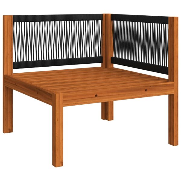 2 pcs conjunto lounge de jardim c/ almofadões acácia maciça - Image 11