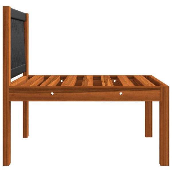 2 pcs conjunto lounge de jardim c/ almofadões acácia maciça - Image 7