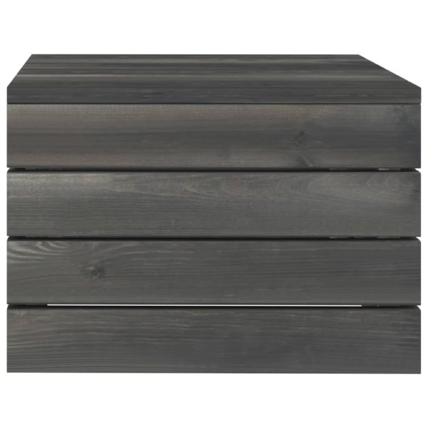 2 pcs conjunto lounge de paletes com almofadões pinho maciço - Image 9