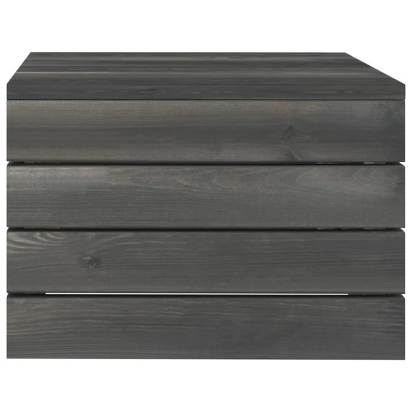 2 pcs conjunto lounge de paletes com almofadões pinho maciço - Image 9