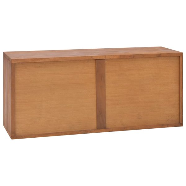 Móvel de TV 90x30x40 cm madeira de teca maciça - Image 4