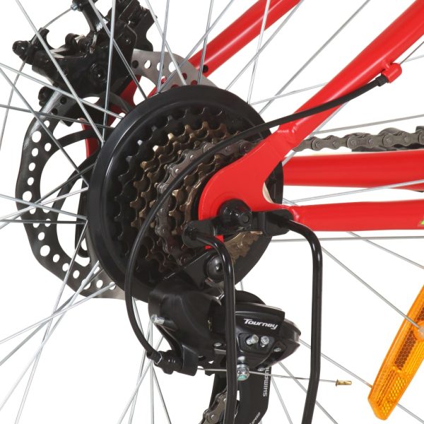 Bicicleta de montanha 21 velocidades roda 26" 42 cm vermelho - Image 10