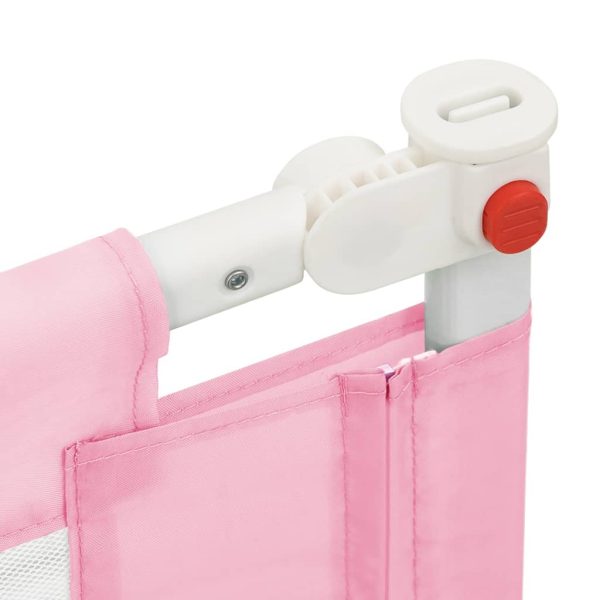 Barra de segurança p/ cama infantil tecido 150x25 cm rosa - Image 6