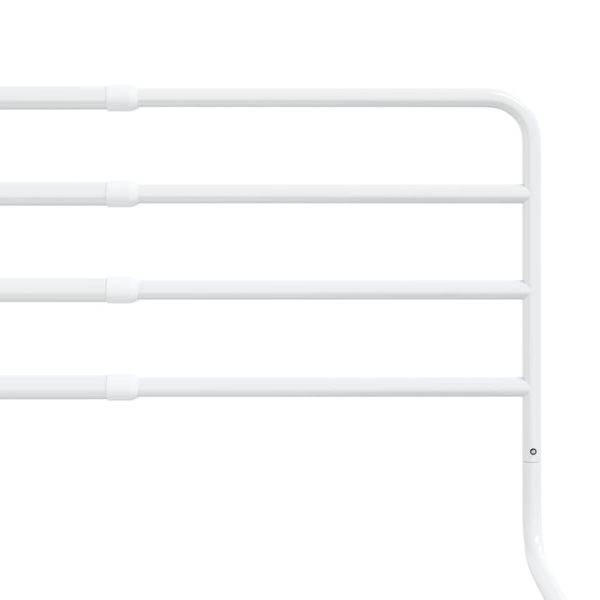Barra de segurança p/ cama infantil (76-137)x55 cm ferro branco - Image 7