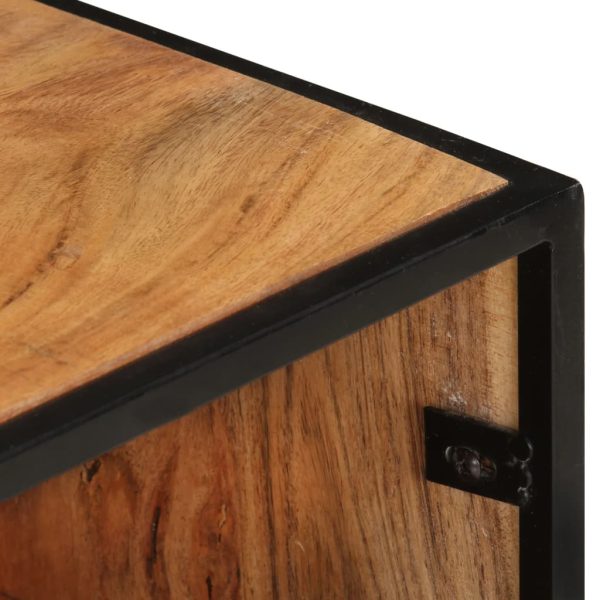 Móvel de TV 110x30x45 cm madeira de acácia maciça - Image 5