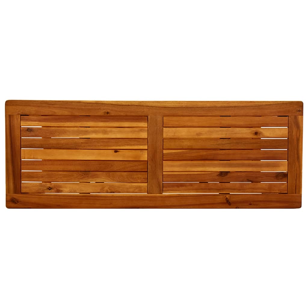 Mesa consola para jardim 110x40x75 cm madeira de acácia maciça - Image 4