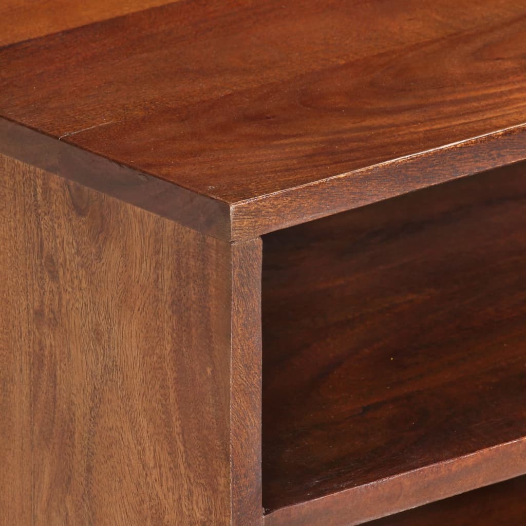 Móvel de TV 140x30x35 cm madeira de acácia maciça - Image 8