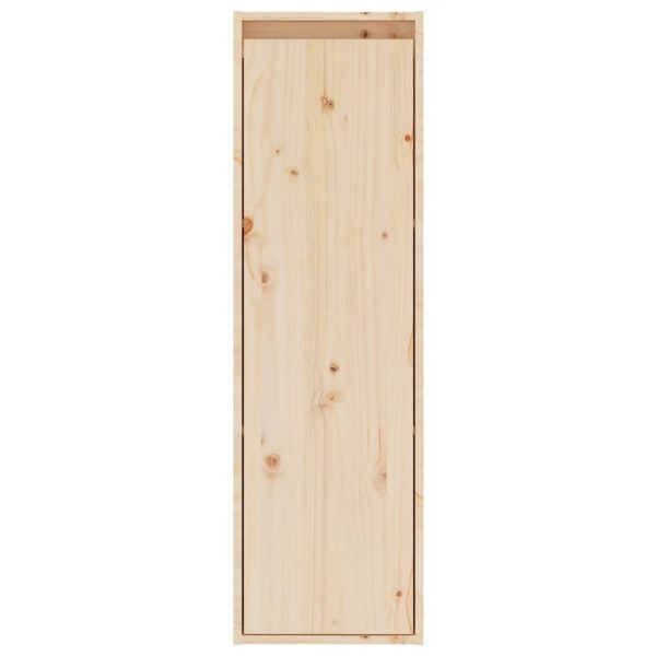 Armários de parede 2 pcs 30x30x100 cm madeira de pinho maciça - Image 4