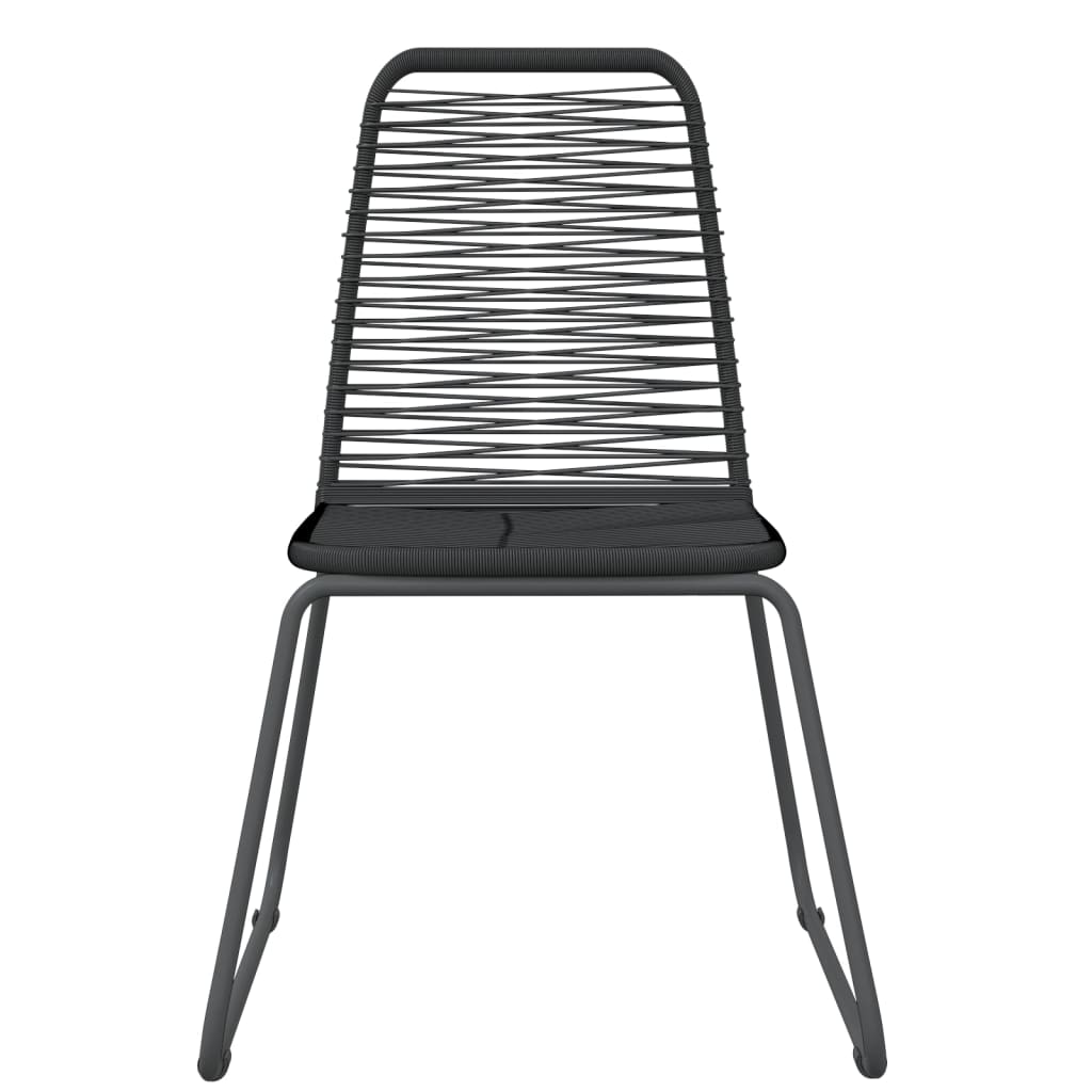 3 pcs conjunto de jantar para jardim preto - Image 6