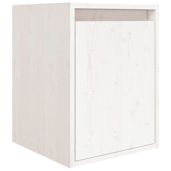 Móveis de TV 6 pcs madeira de pinho maciça branco - Image 7