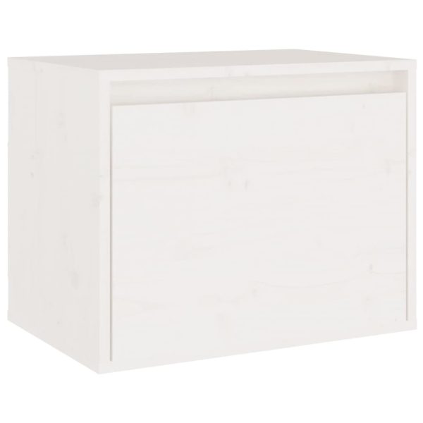Móveis de TV 6 pcs madeira de pinho maciça branco - Image 5