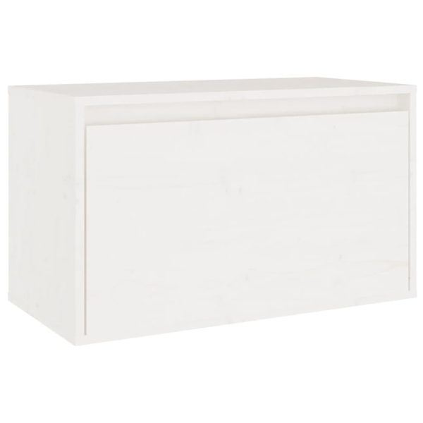 Móveis de TV 6 pcs madeira de pinho maciça branco - Image 9