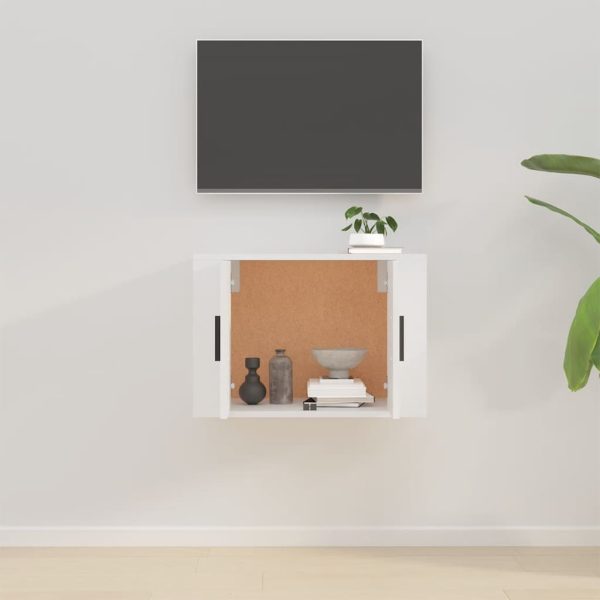 Móvel de TV para parede 57x34,5x40 cm branco - Image 3