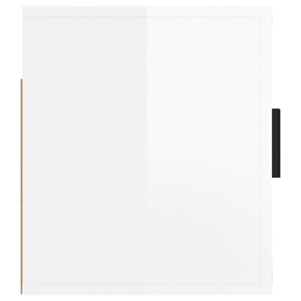 Móvel de TV para parede 57x34,5x40 cm branco brilhante - Image 7