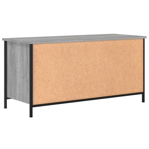 Móvel de TV 100x40x50 cm derivados de madeira cinzento sonoma - Image 6