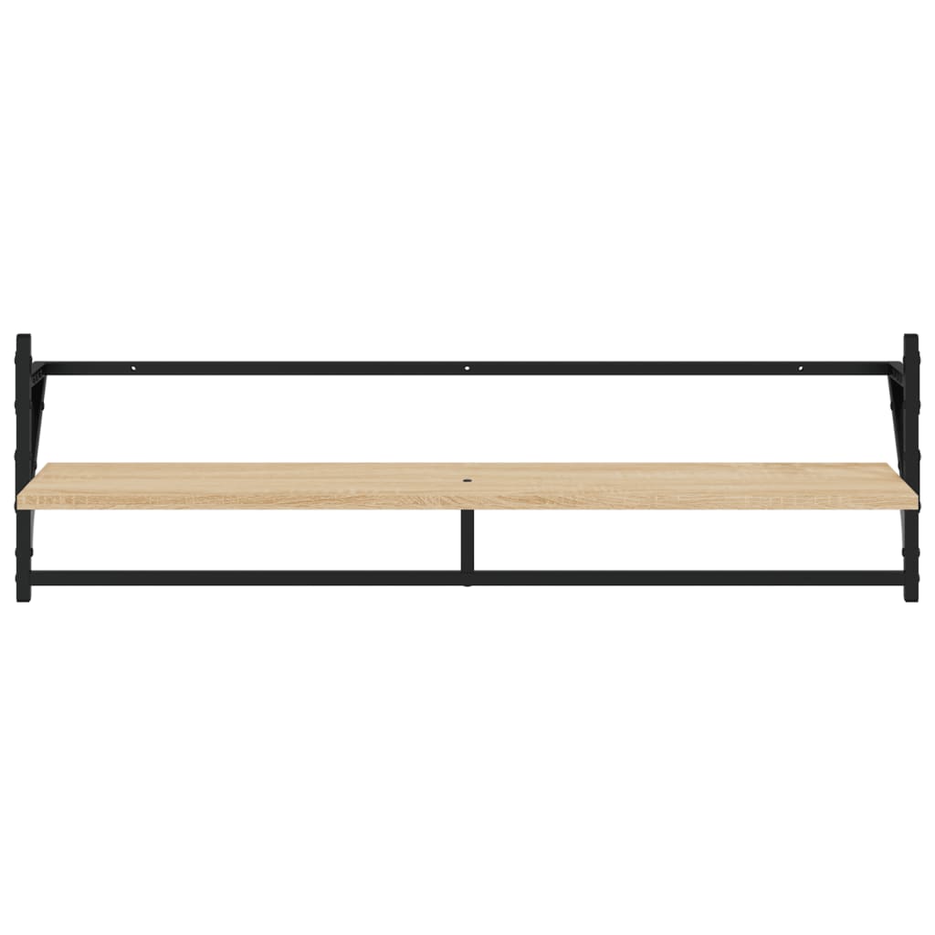 6 pcs prateleiras parede derivados de madeira carvalho sonoma - Image 6