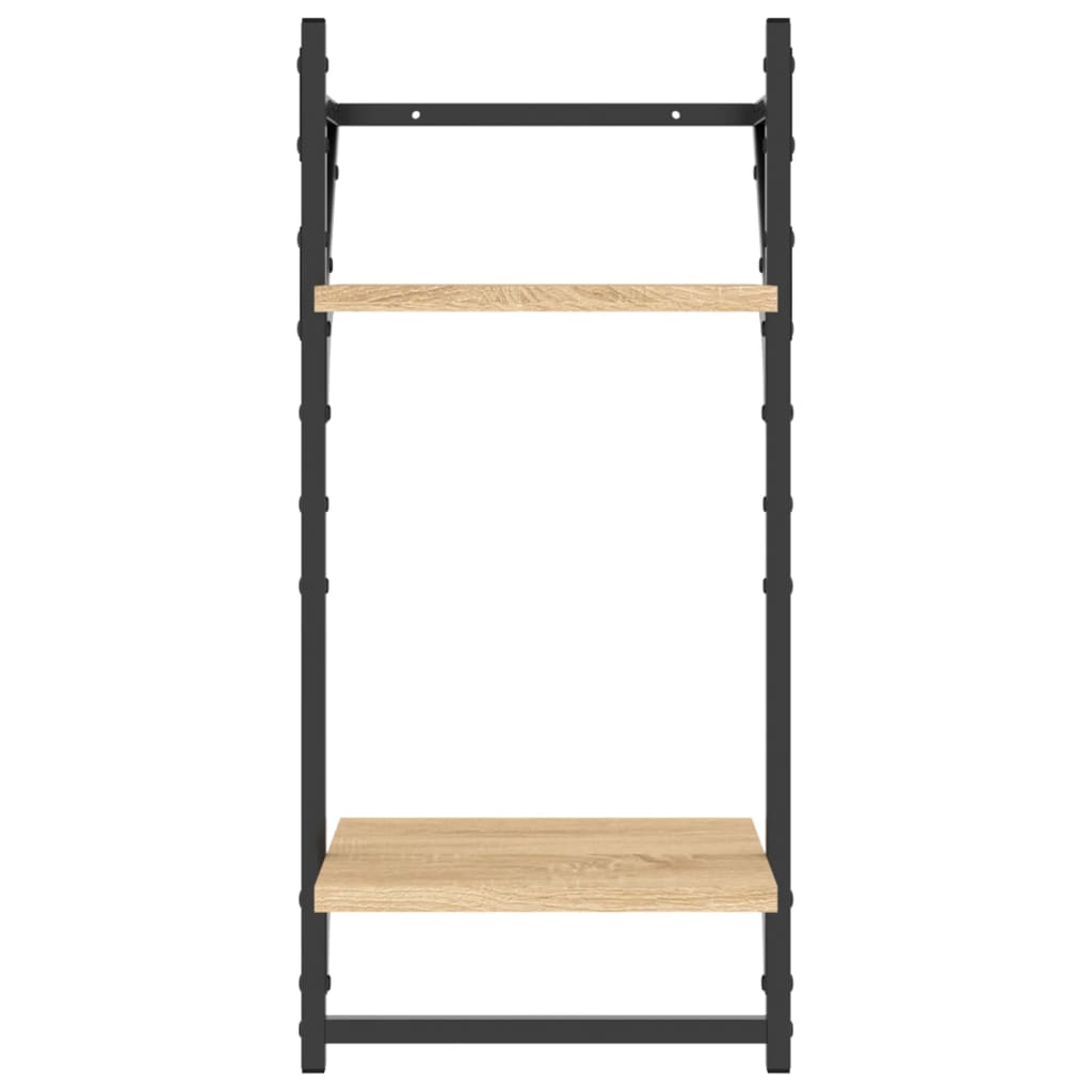 6 pcs prateleiras parede derivados de madeira carvalho sonoma - Image 10