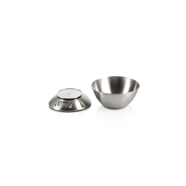 BASCULA DE COCINA ADLER INOX CON RECIPIENTE REDONDO 5KG - 2L - Image 2