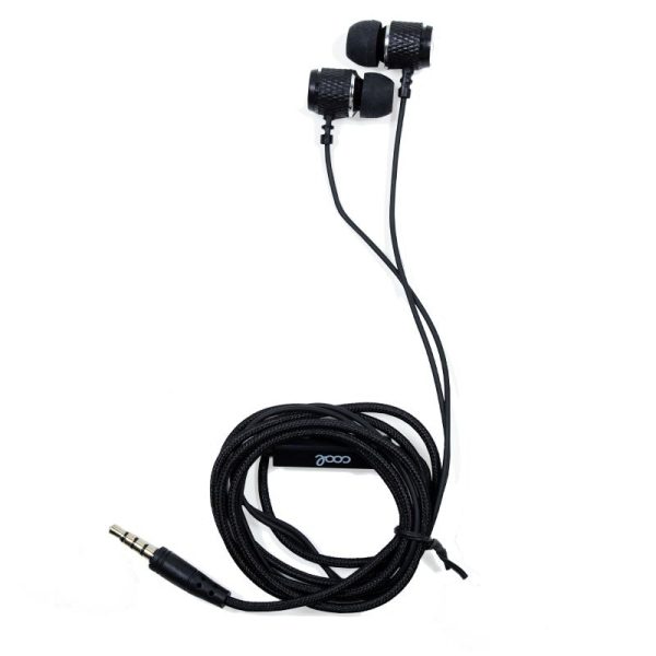 Auriculares 3,5 mm COOL Metalizado Stereo Con Micro Negro - Image 3