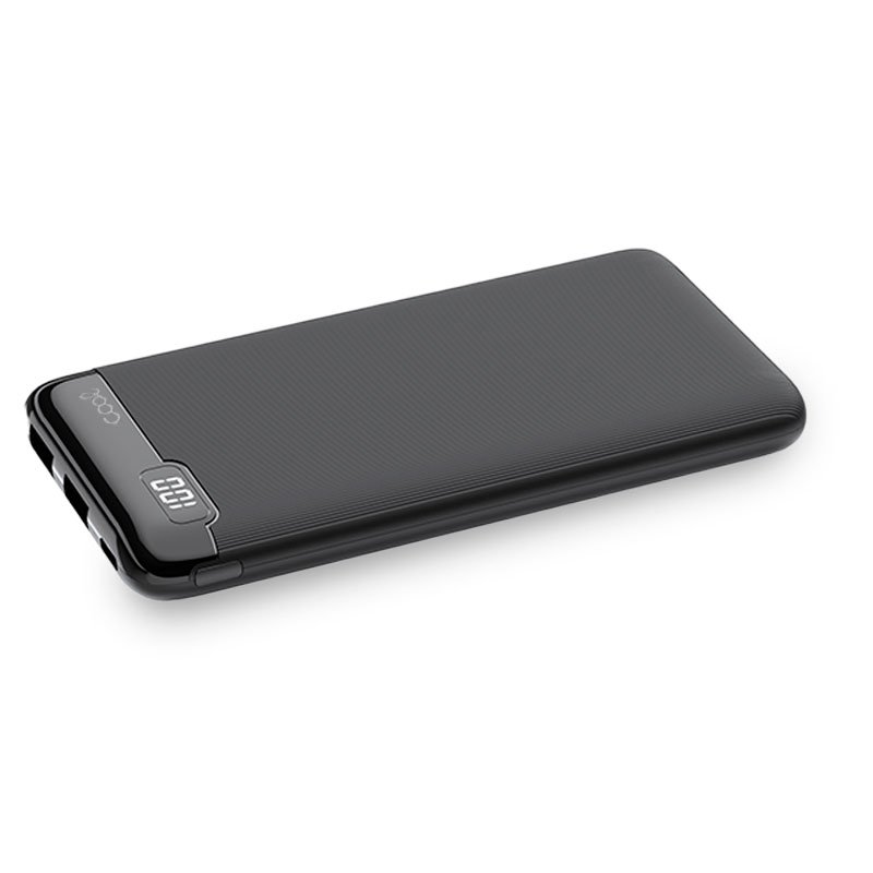 Bateria Externa Universal Power Bank 10.000 mAh (2 x usb / 2A) COOL Slim Negro - Image 2