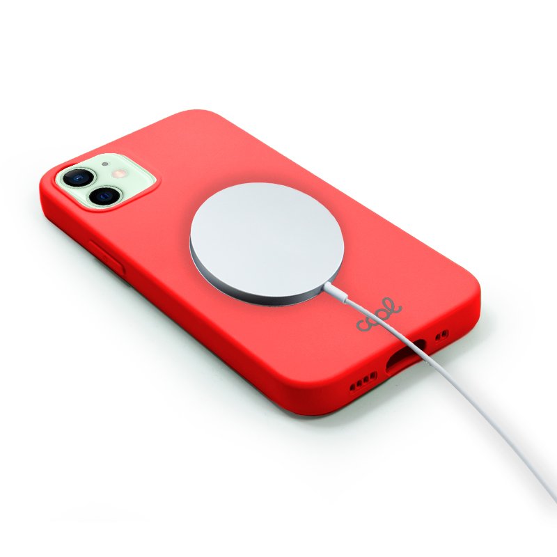 Carcasa COOL Para iPhone 12 / 12 Pro Magnética Cover Rojo - Image 2