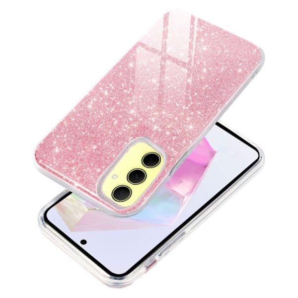 Carcasa COOL para Samsung A356 Galaxy A35 5G Glitter Rosa - Image 2