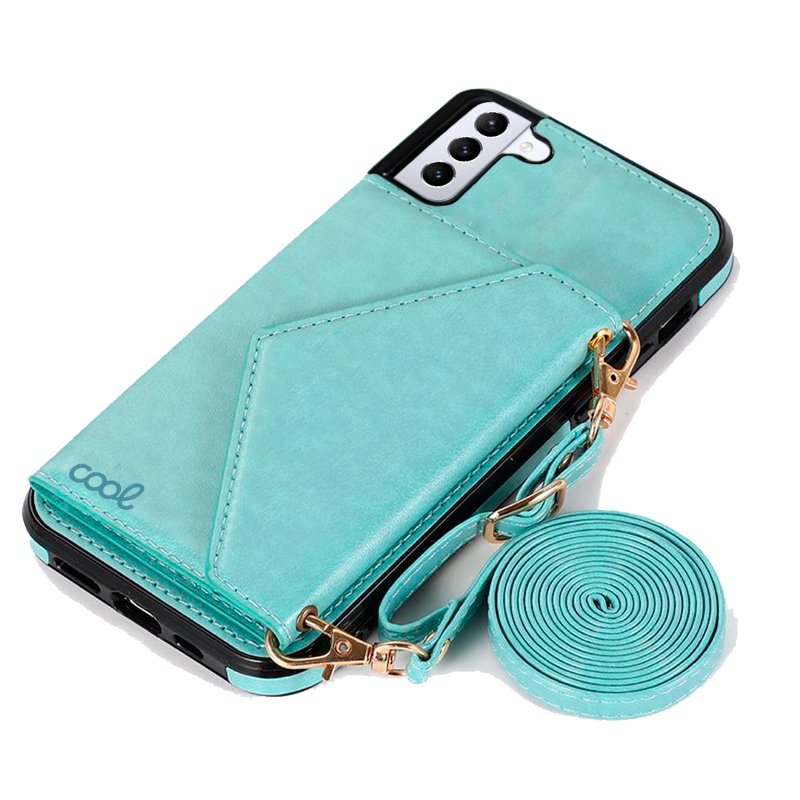 Carcasa COOL para Samsung G990 Galaxy S21 Colgante Wallet Mint - Image 3