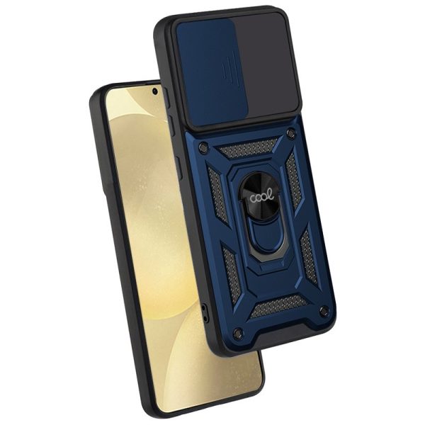 Carcasa COOL para Samsung S926 Galaxy S24 Plus Hard Ring Azul - Image 2