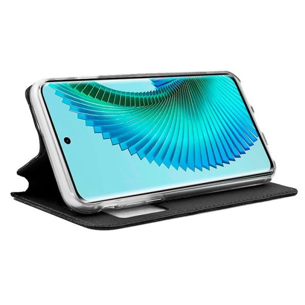 Funda COOL Flip Cover para Honor Magic 6 Lite 5G Liso Negro - Image 2