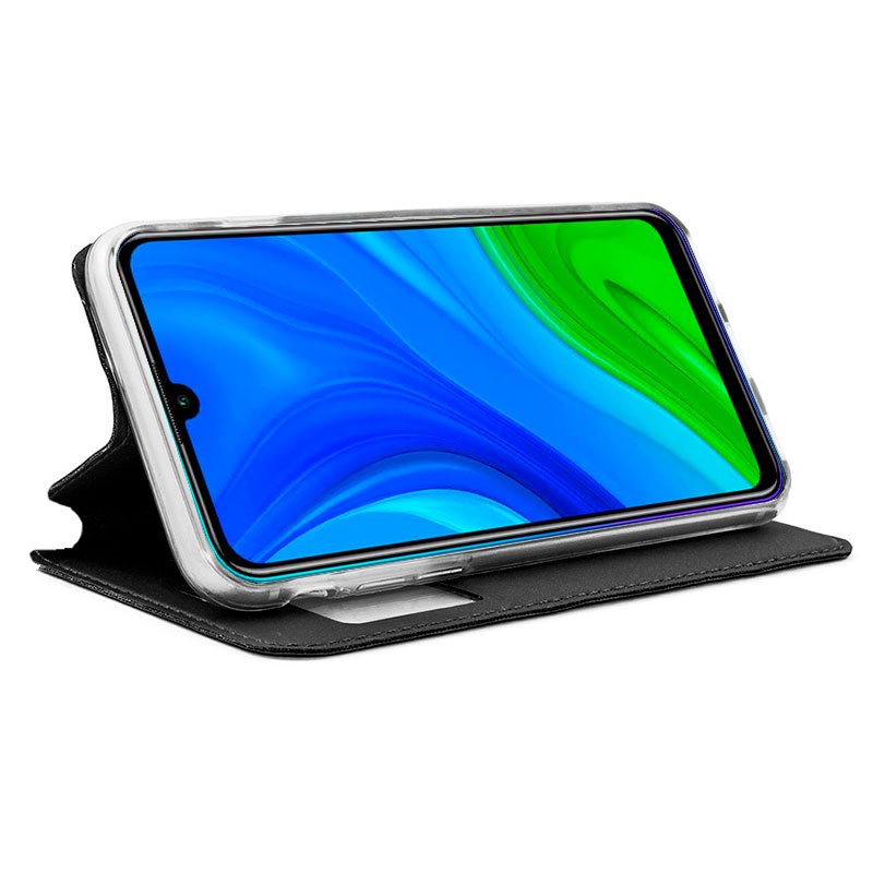 Funda COOL Flip Cover para Huawei P Smart 2020 Liso Negro - Image 2