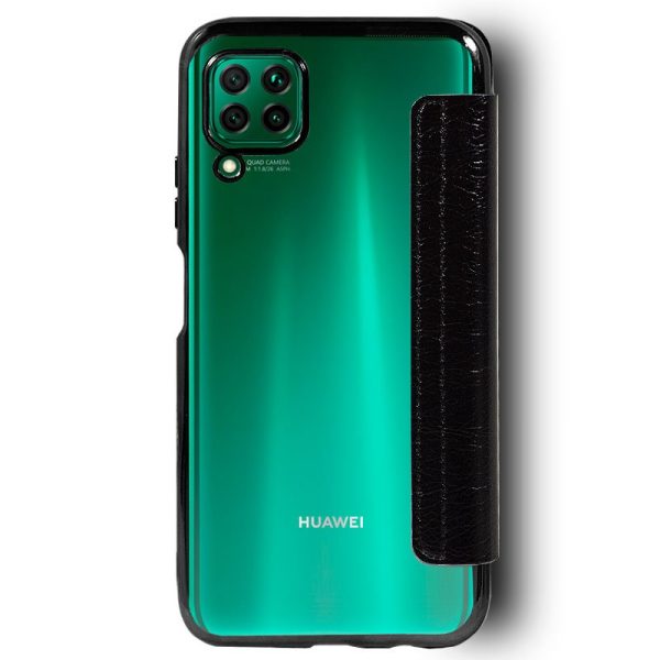 Funda COOL Flip Cover para Huawei P40 Lite Leather Negro - Image 2