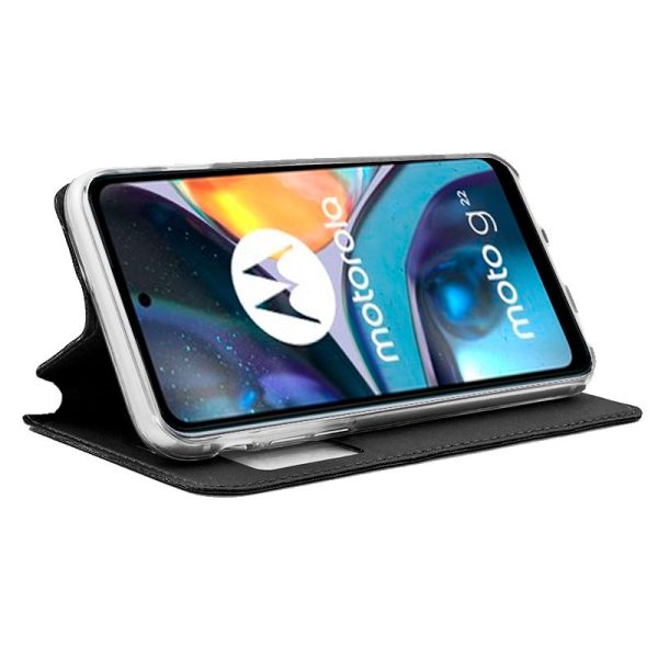 Funda COOL Flip Cover para Motorola Moto G22 Liso Negro - Image 2