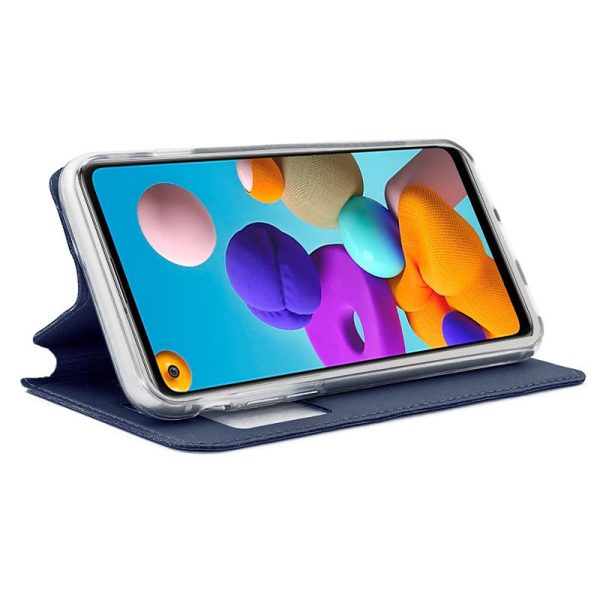 Funda COOL Flip Cover para Samsung A217 Galaxy A21s Liso Azul - Image 2