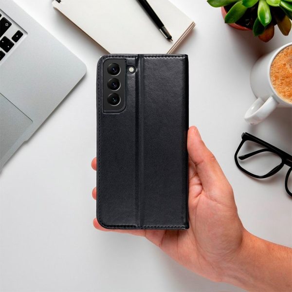 Funda COOL Flip Cover para Samsung S916 Galaxy S23 Plus Liso Negro - Image 4