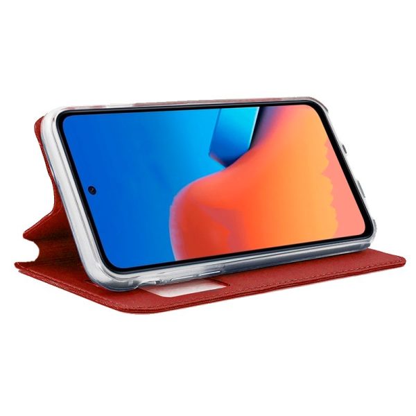 Funda COOL Flip Cover para Xiaomi Redmi 12 Liso Rojo - Image 2