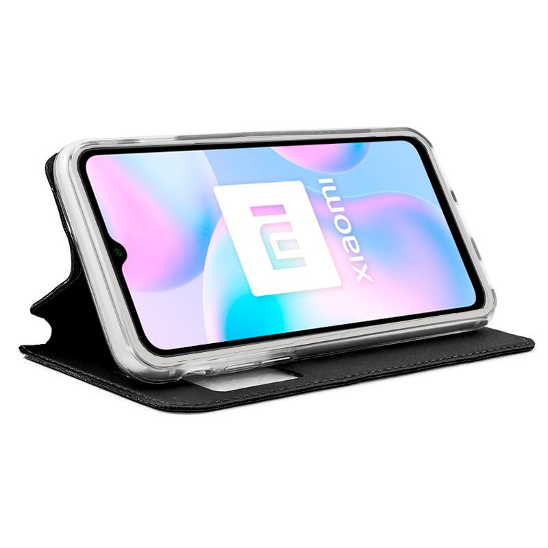 Funda COOL Flip Cover para Xiaomi Redmi 9A / 9AT Liso Negro - Image 2