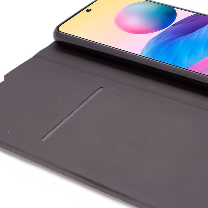 Funda COOL Flip Cover para Xiaomi Redmi Note 10 5G / Pocophone M3 Pro 5G Elegance Negro - Image 5