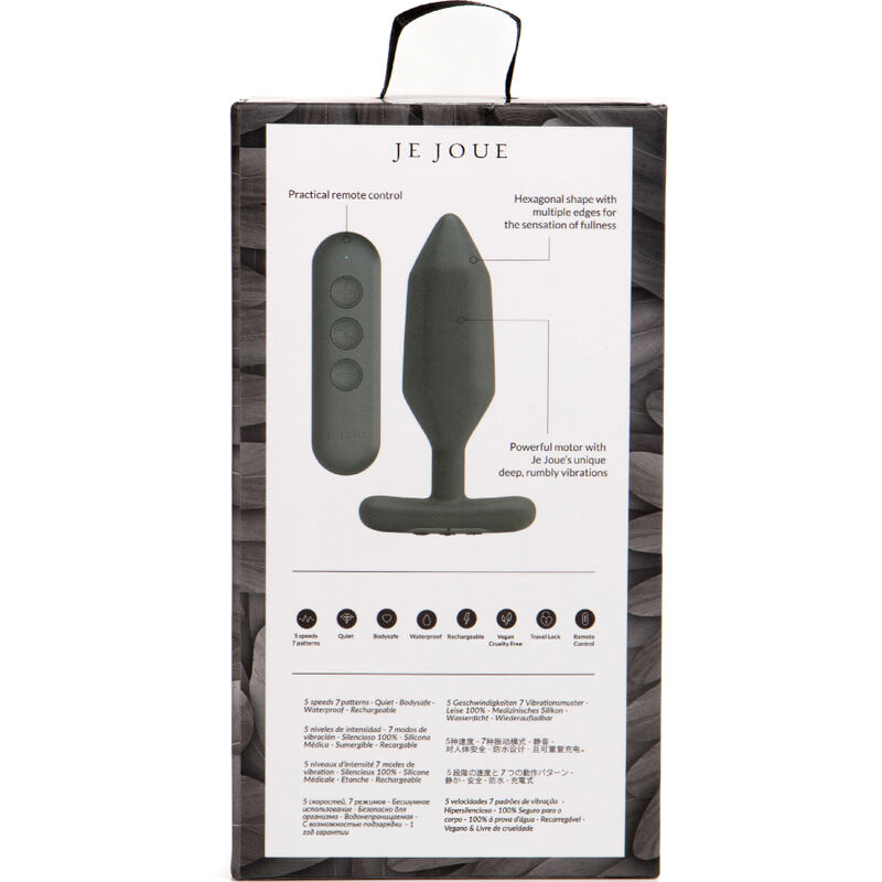 JE JOUE - ONYX ANAL PLUG VIBRATING BLACK - Image 5