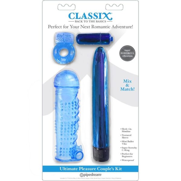 CLASSIX - KIT PARA CASAIS COM ANEL, BAINHA E BALAS AZUIS - Image 2