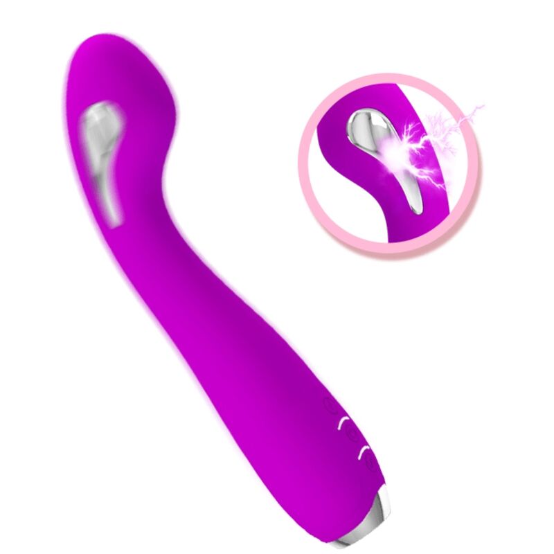 PRETTY LOVE - VIBRADOR DE ELETROCHOQUE RECARREGVEL HECTOR - ROXO IMPERMEVEL - Image 4