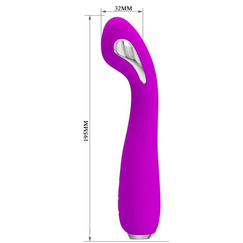 PRETTY LOVE - VIBRADOR DE ELETROCHOQUE RECARREGVEL HECTOR - ROXO IMPERMEVEL - Image 5